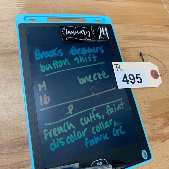 Brooks Brothers Shirt Mens 16 Breeze Blue Regent Dress Non Iron American Supima - Picture 12 of 13